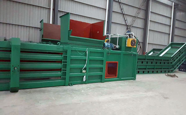 廢紙打包機(jī)輸送帶視頻